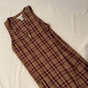 VTG OVERALL MAXI DRESS